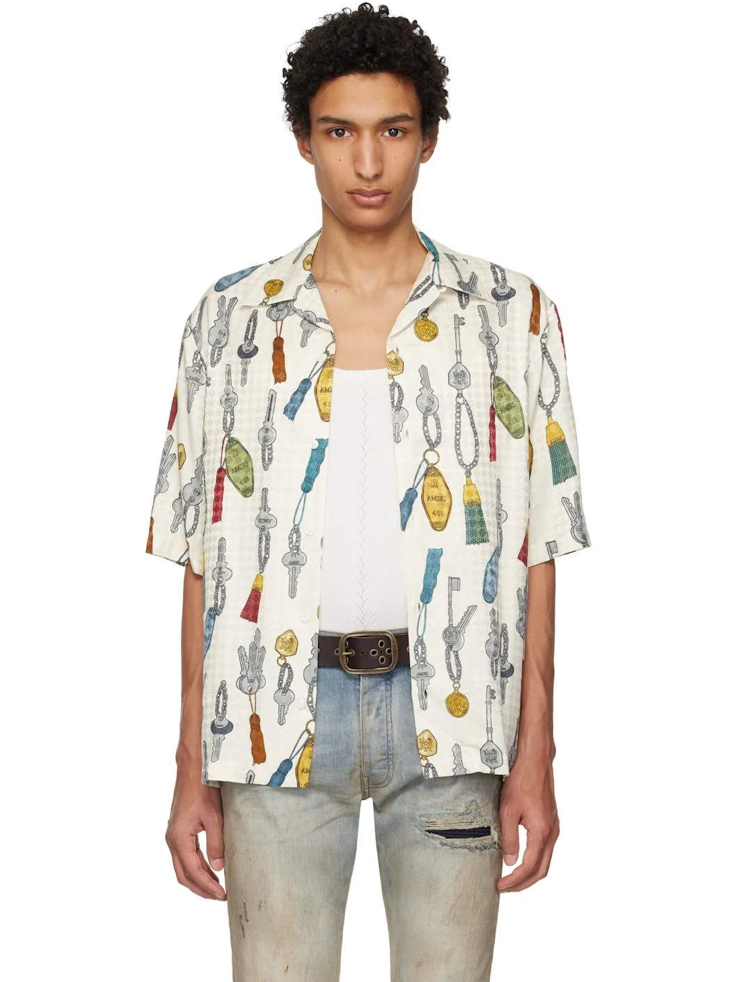 Off-White Keys Camp Shirt - 1