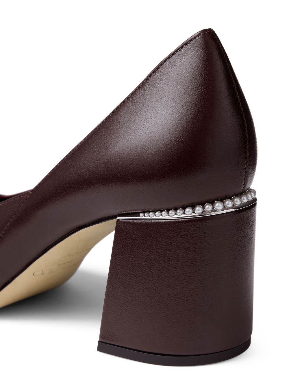 60mm Jenson pearl-embellished square-toe pumps - 5