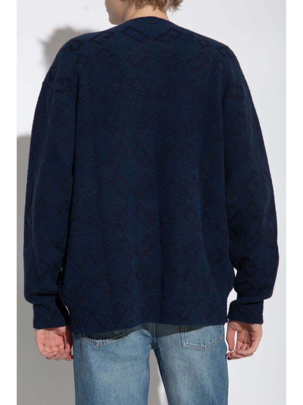 monogram-pattern jumper - 4