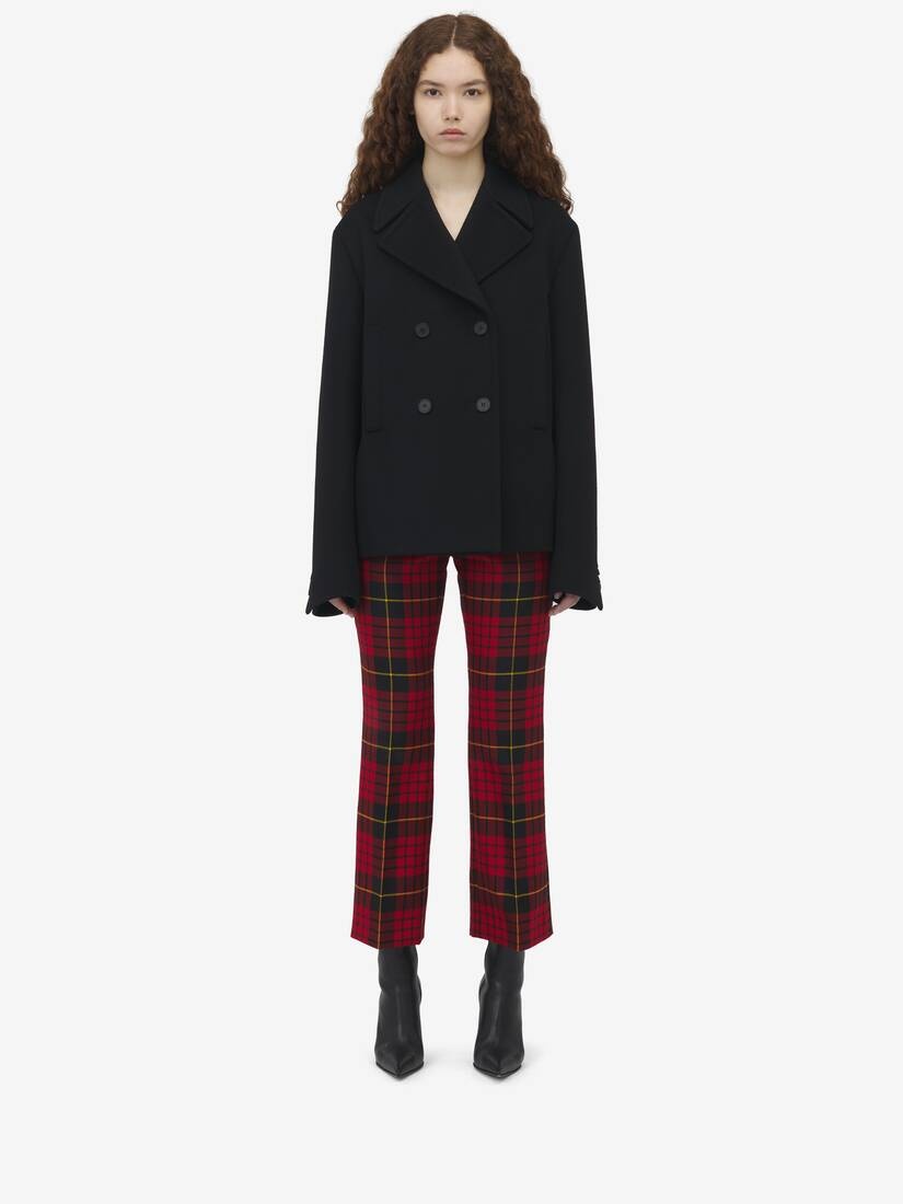 Wool Felt Peacoat - 3