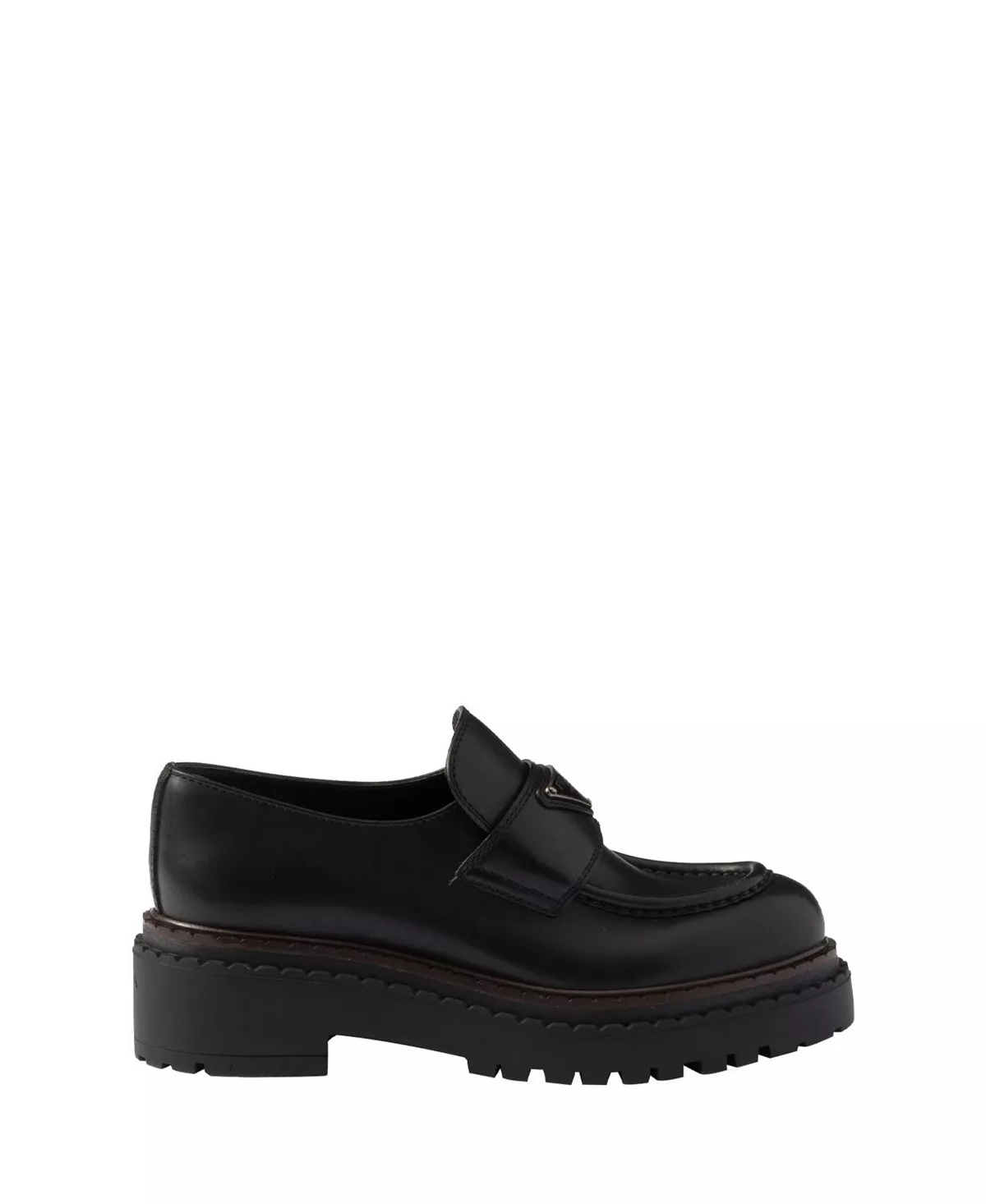 Women's Double Chocolate Leather Loafers - 2
