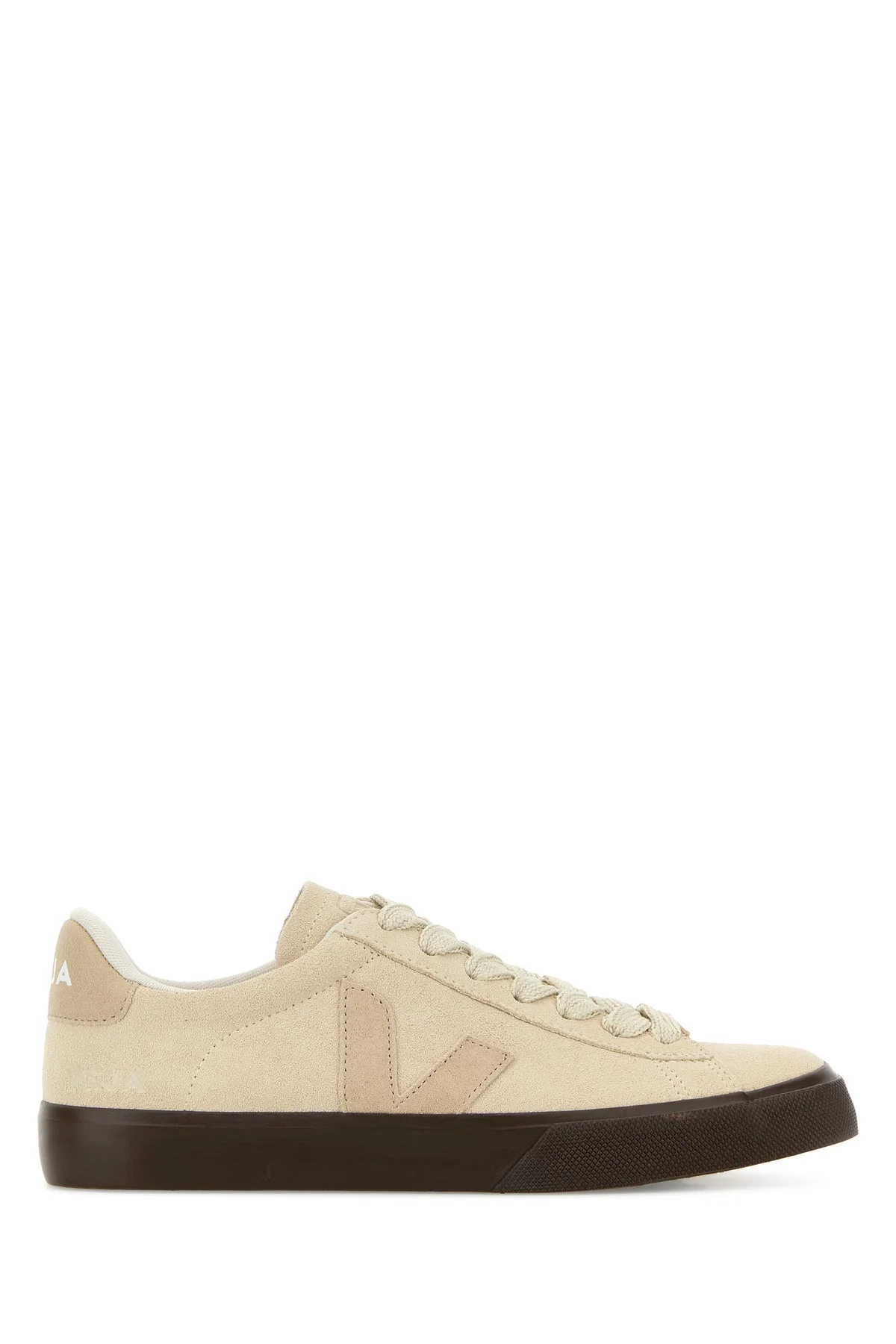 Ivory suede Campo sneakers - 1