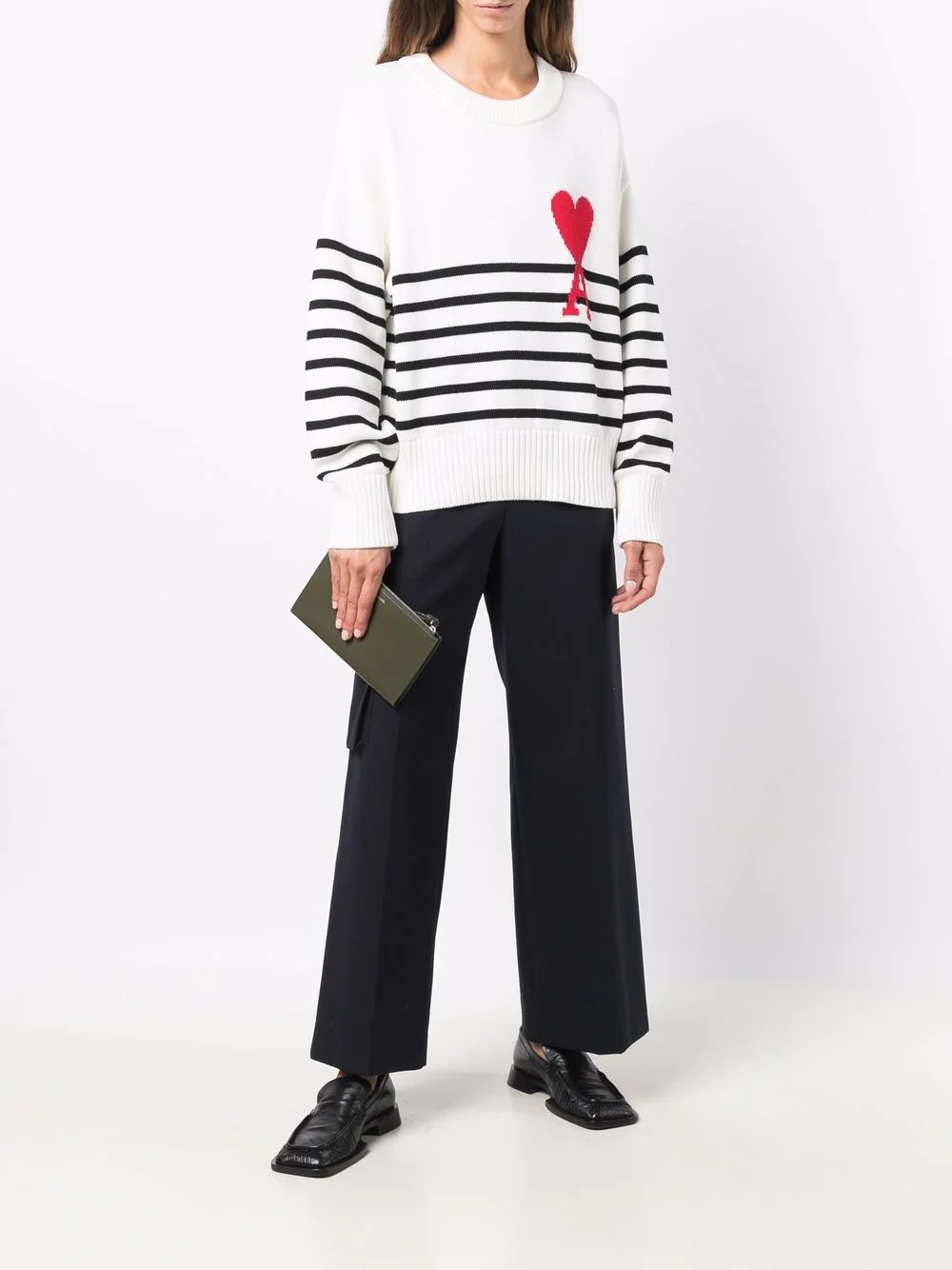 oversize Ami De Coeur jumper - 3