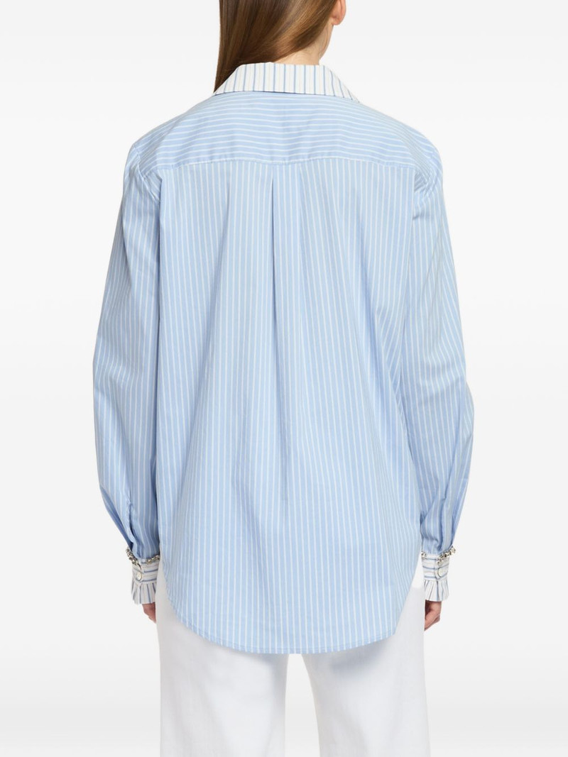 Dorsia striped-embellished shirt 4