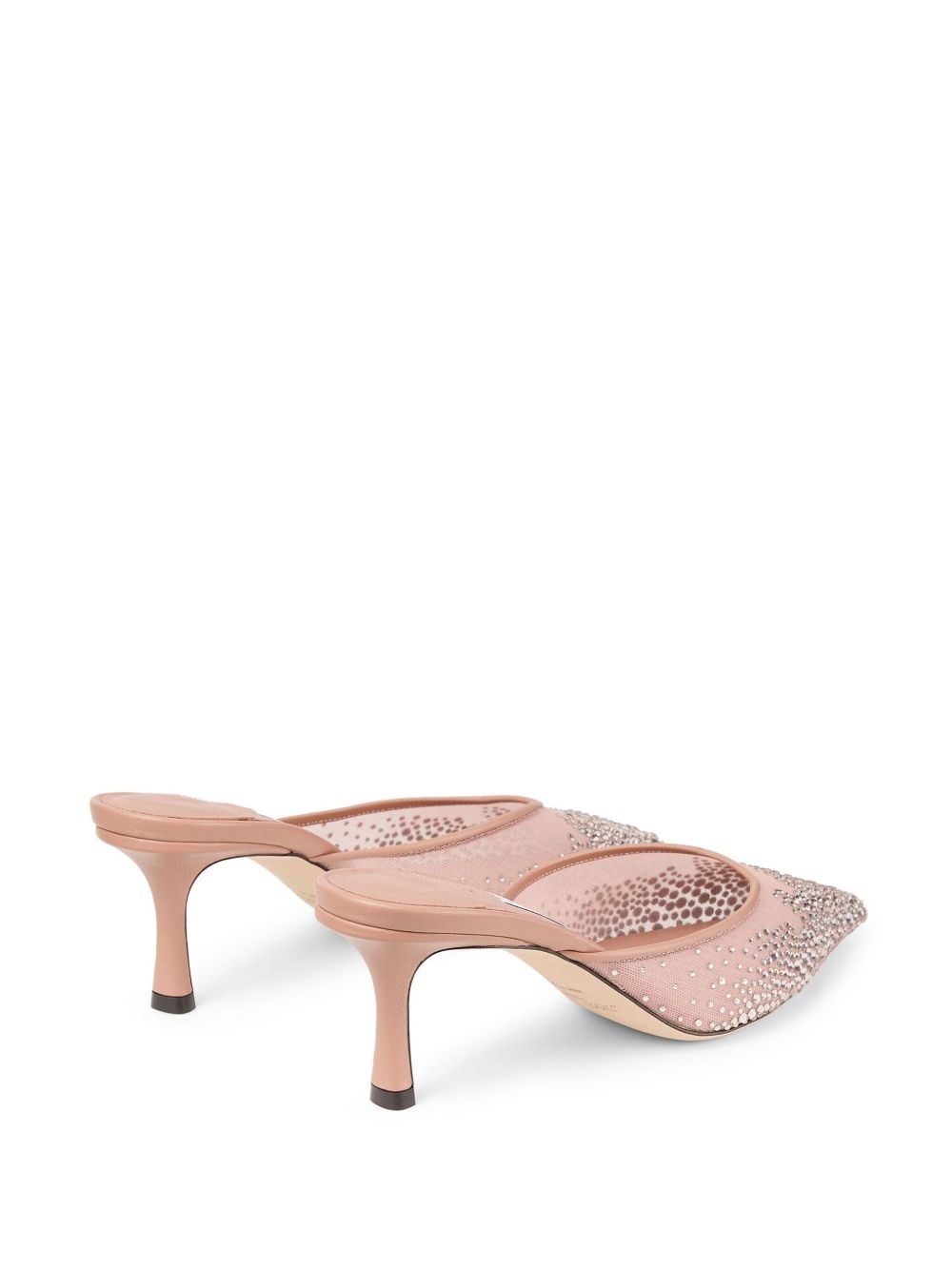 65mm crystal-embellished mules - 3