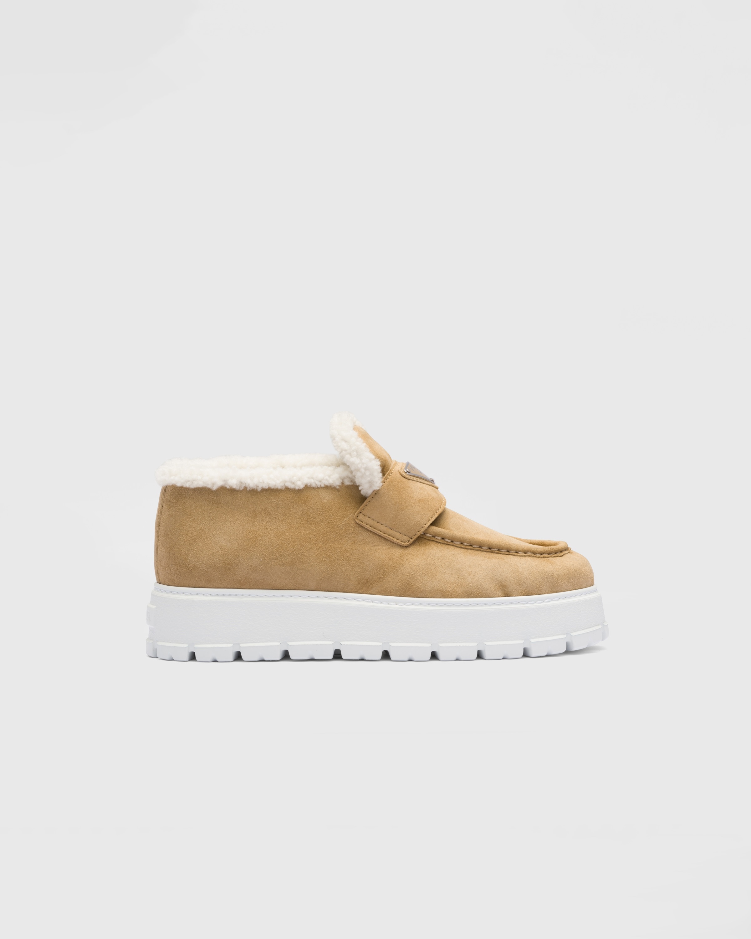 Suede loafer booties - 2