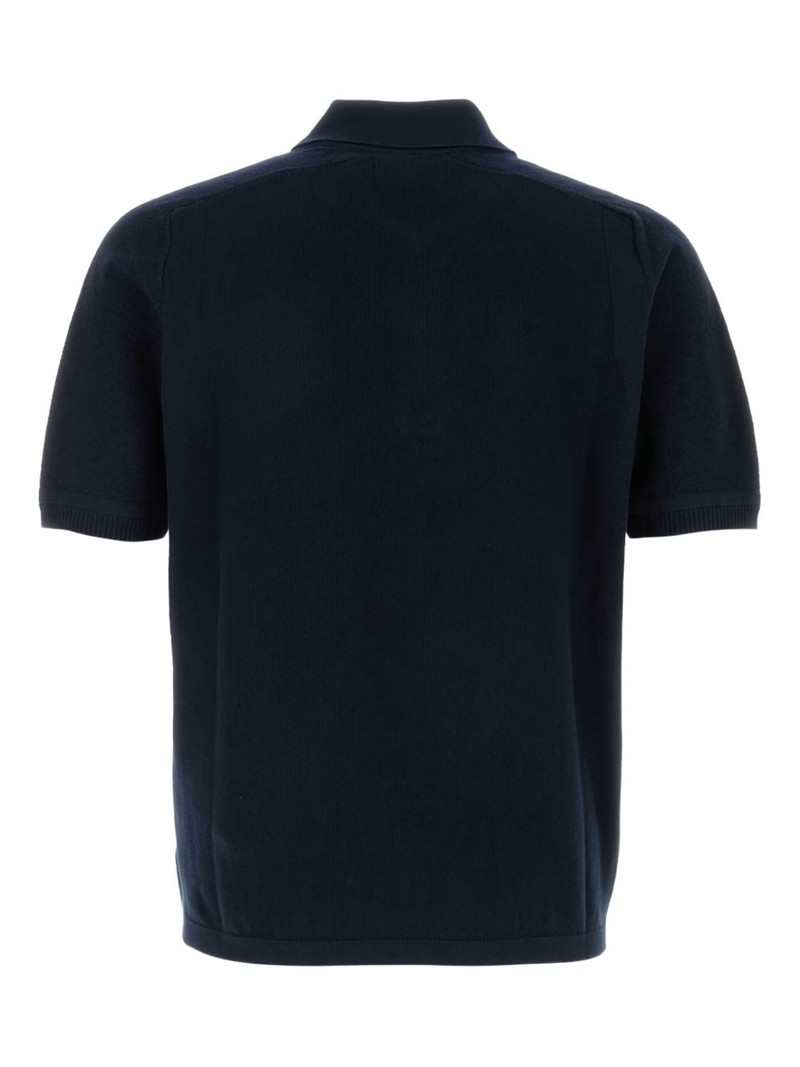 Stone Island fine-knit polo shirt outlook