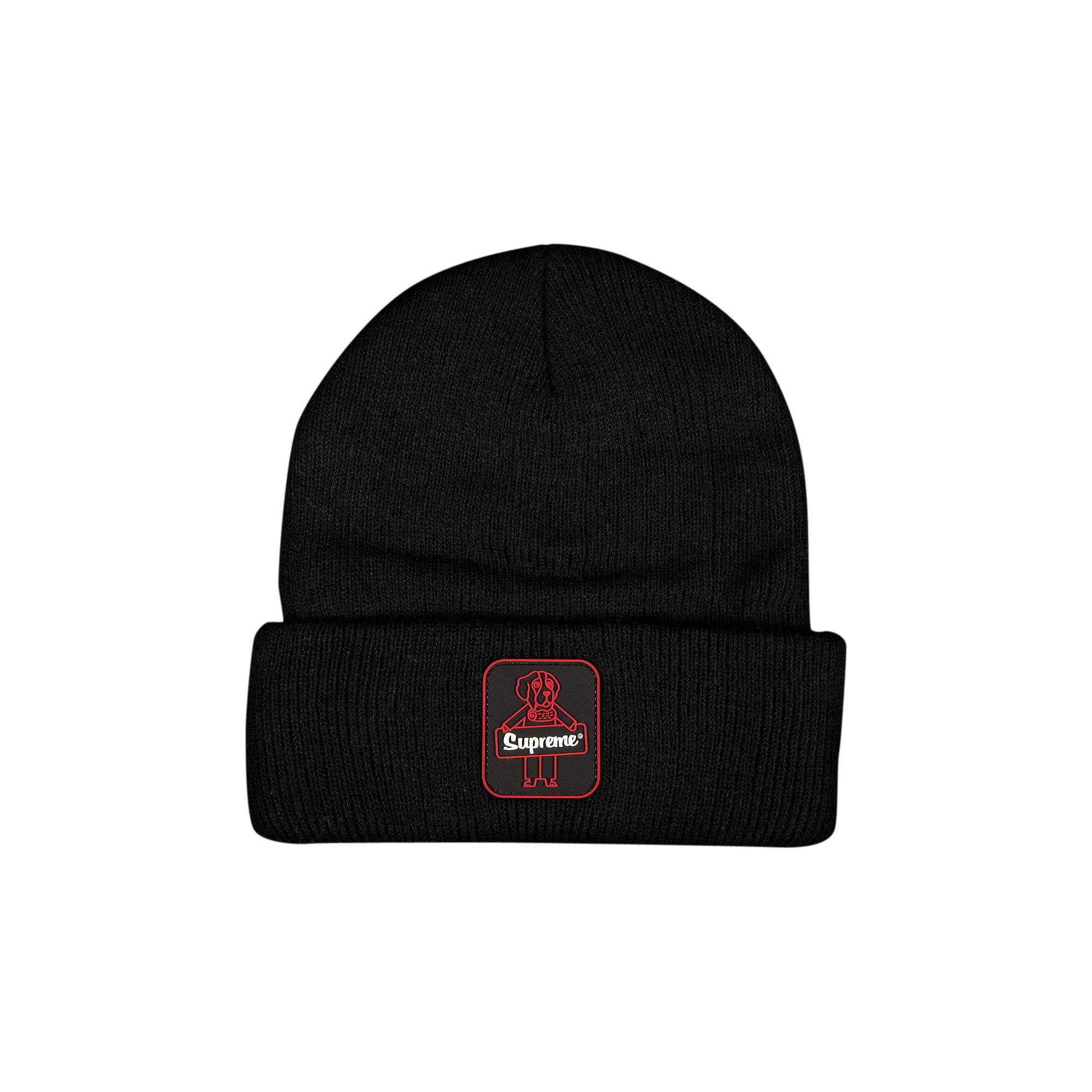 Supreme x RefrigiWear Beanie 'Black' - 1