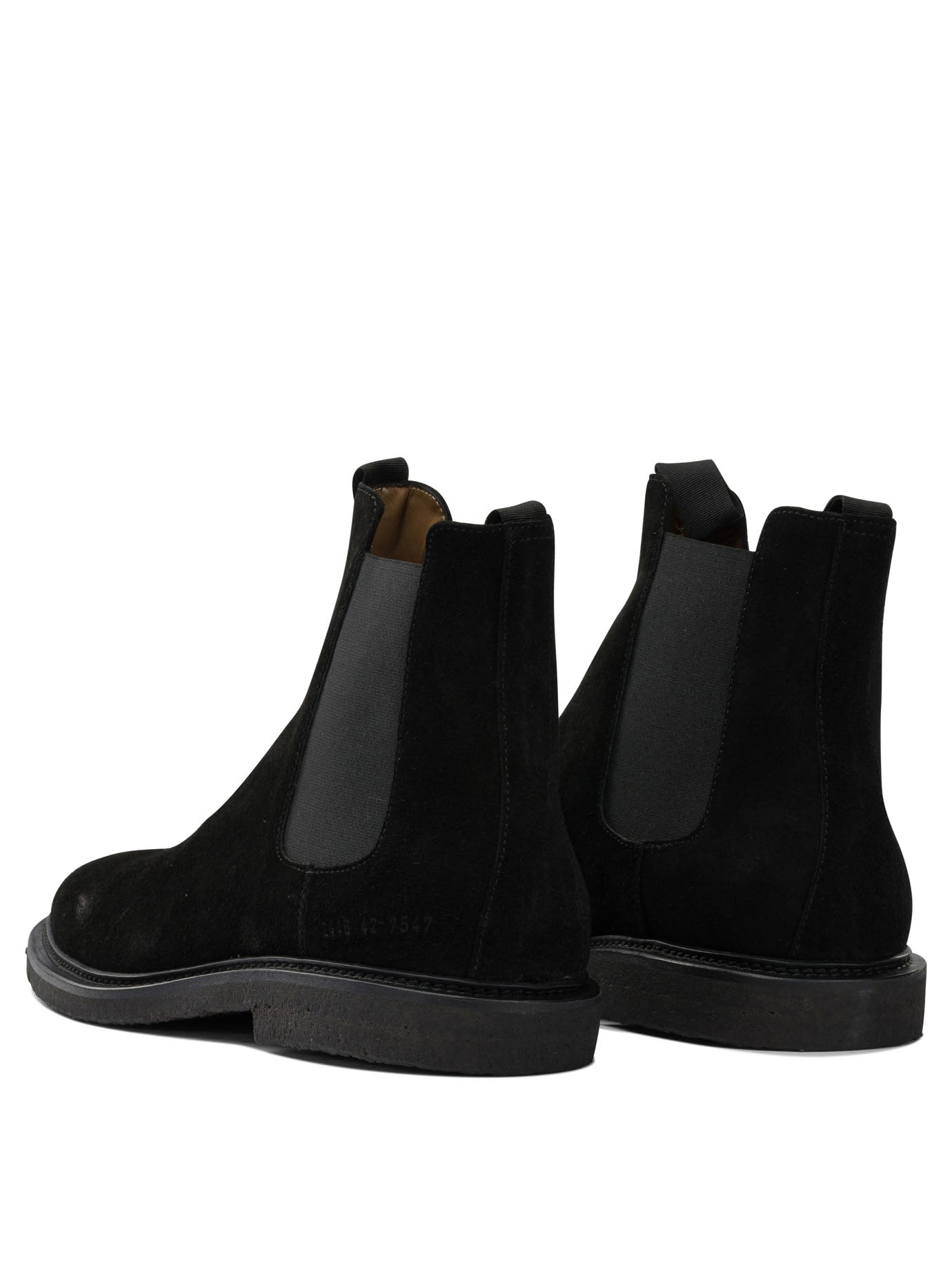 Suede Chelsea Ankle Boots Black - 4