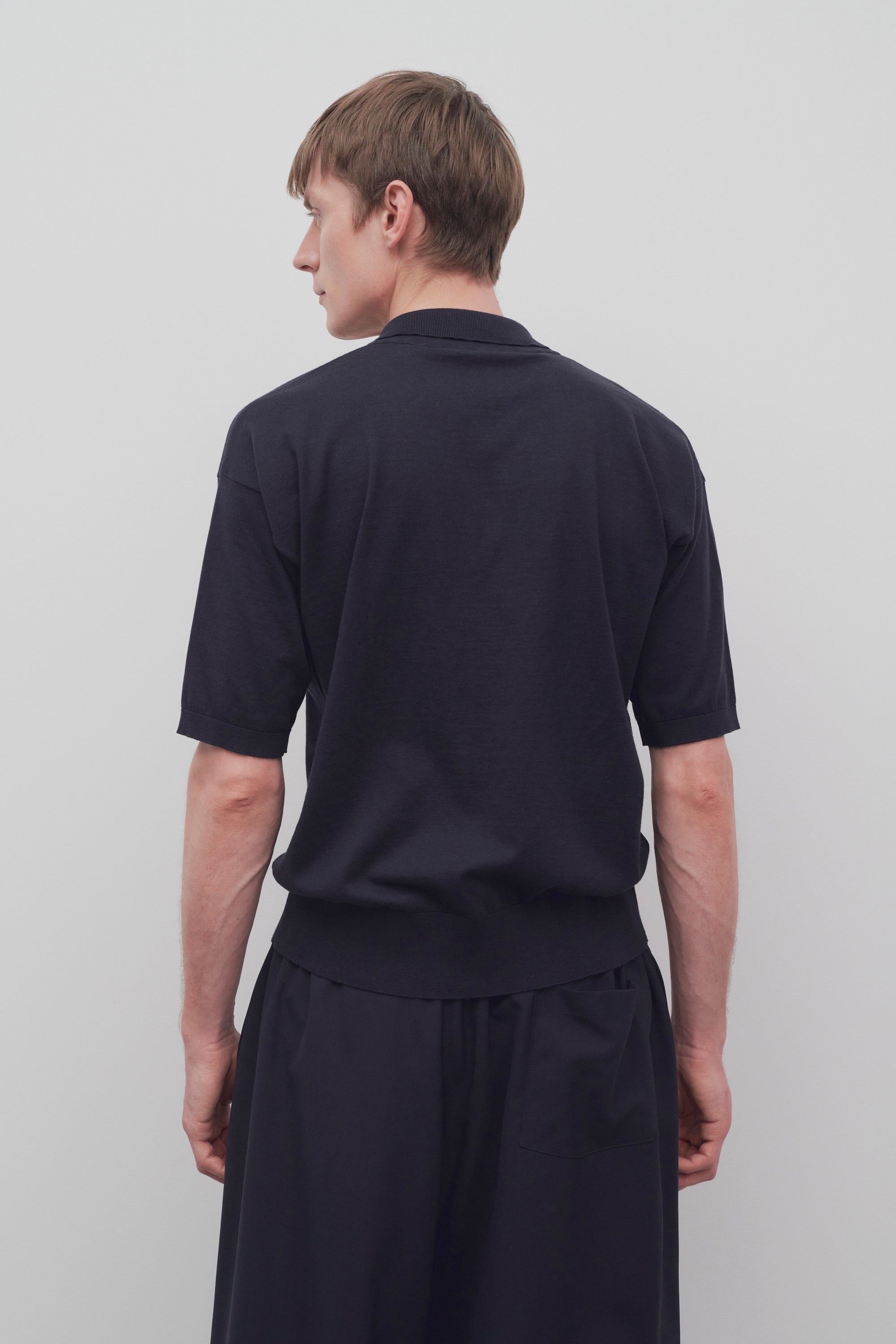 Tiago Top in Cotton and Cashmere - 5