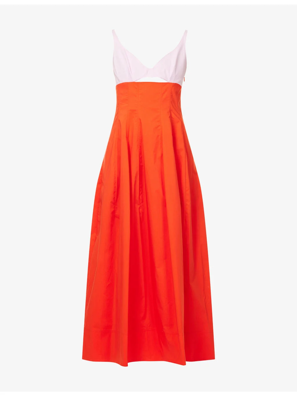 Maddy Sleeveless Cotton-Blend Midi Dress - 1