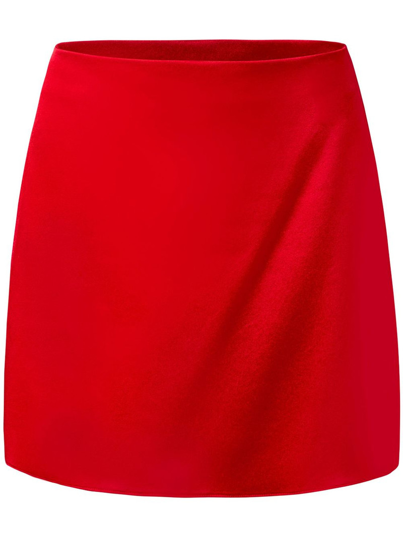 satin mini skirt 1