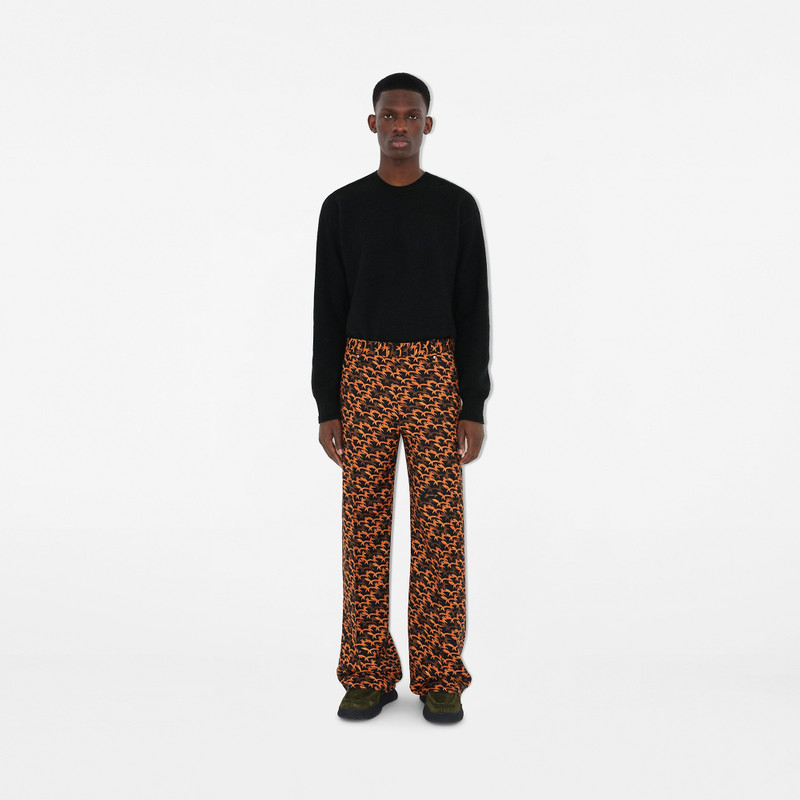 Burberry Fox Wool Tailored Trousers outlook
