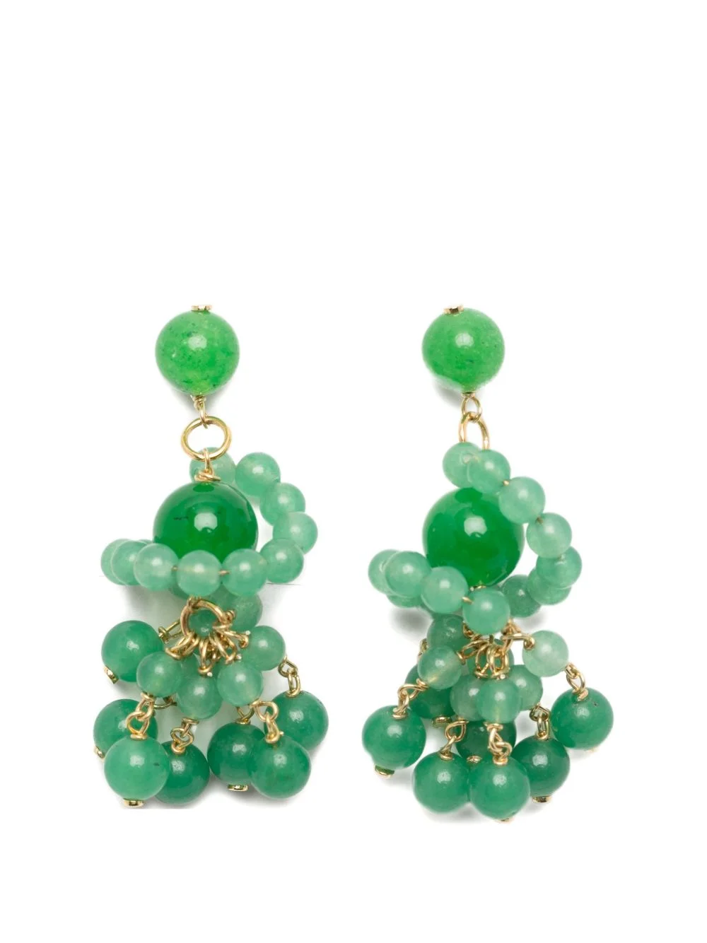 beaded drop earrings - 1