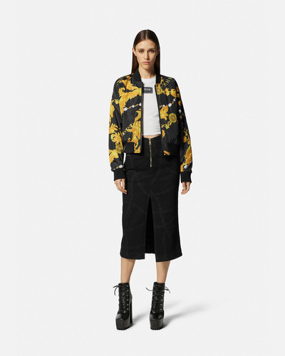 VERSACE JEANS COUTURE Chain Couture Reversible Bomber Jacket outlook