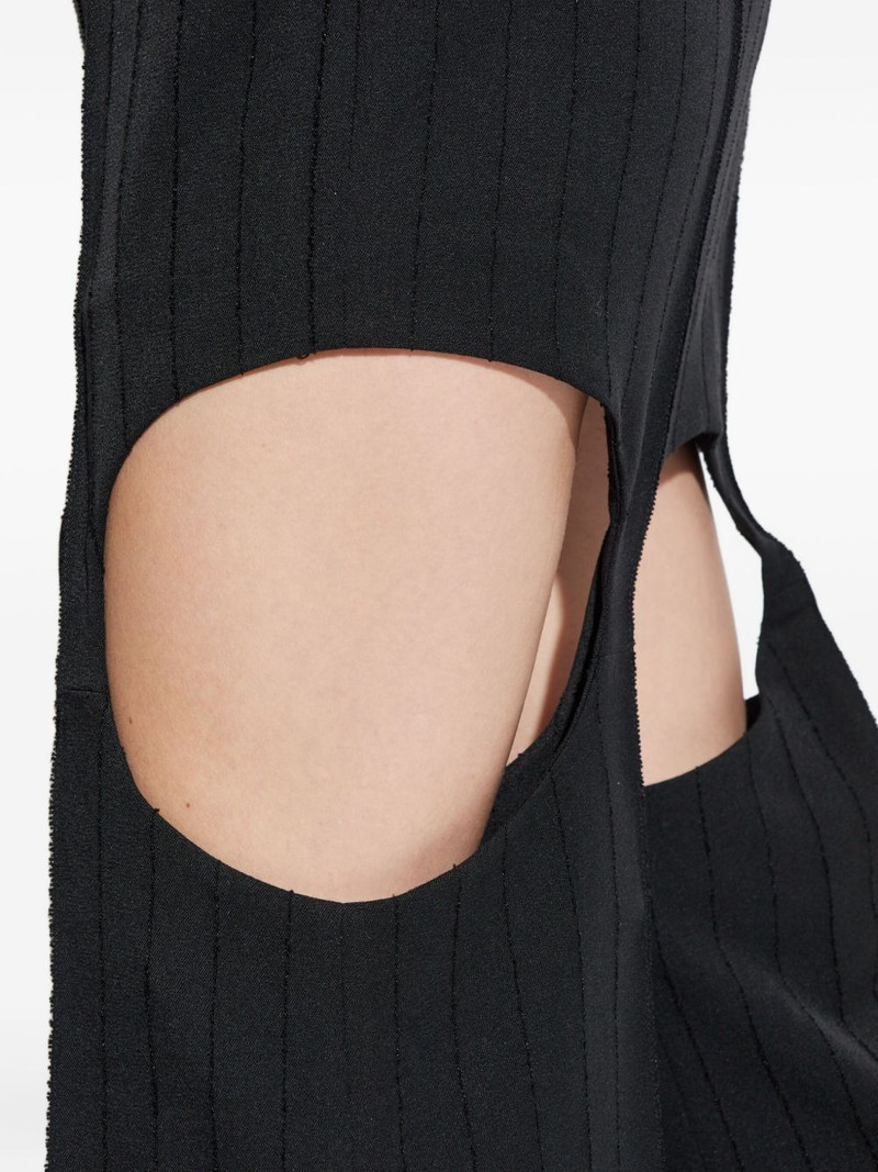 cut-out ribbed skirt 5