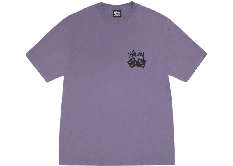 Stüssy Stussy Dice Pigment Dyed Tee Grape outlook