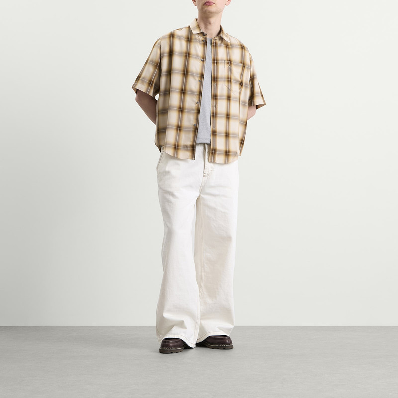 AMI Paris AMI Paris ADC Check Canvas Short Sleeve Shirt outlook