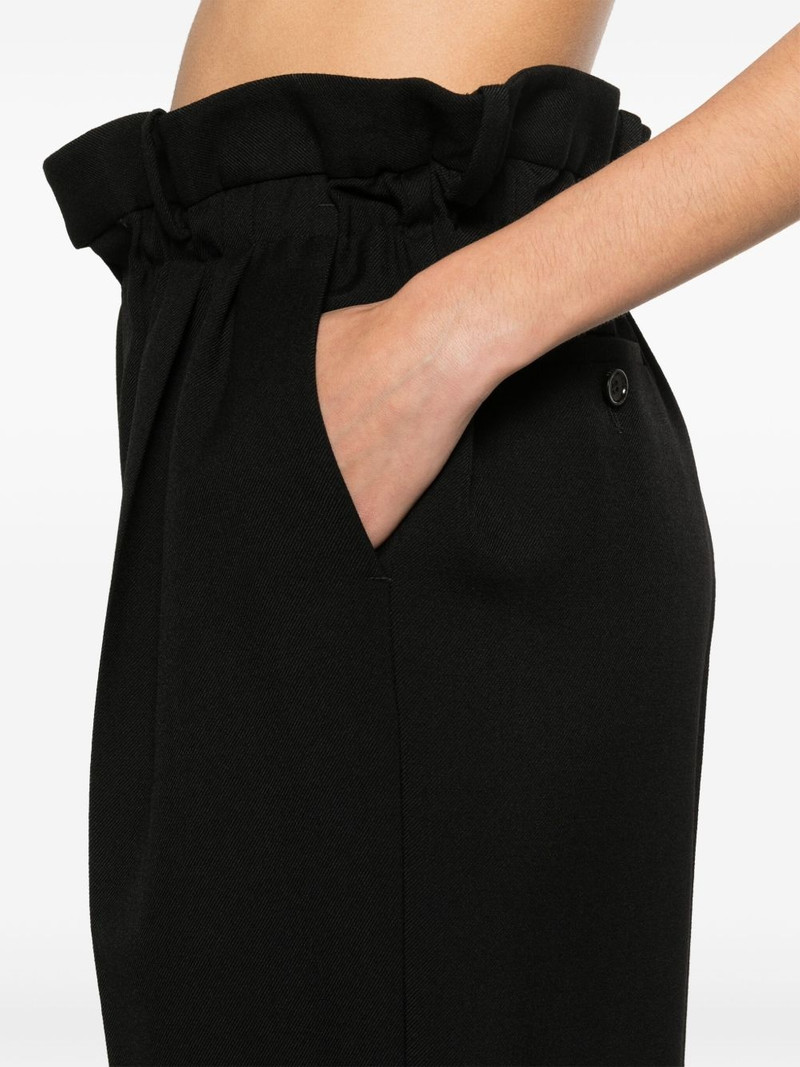 paperbag-waist straight-leg wool trousers 5