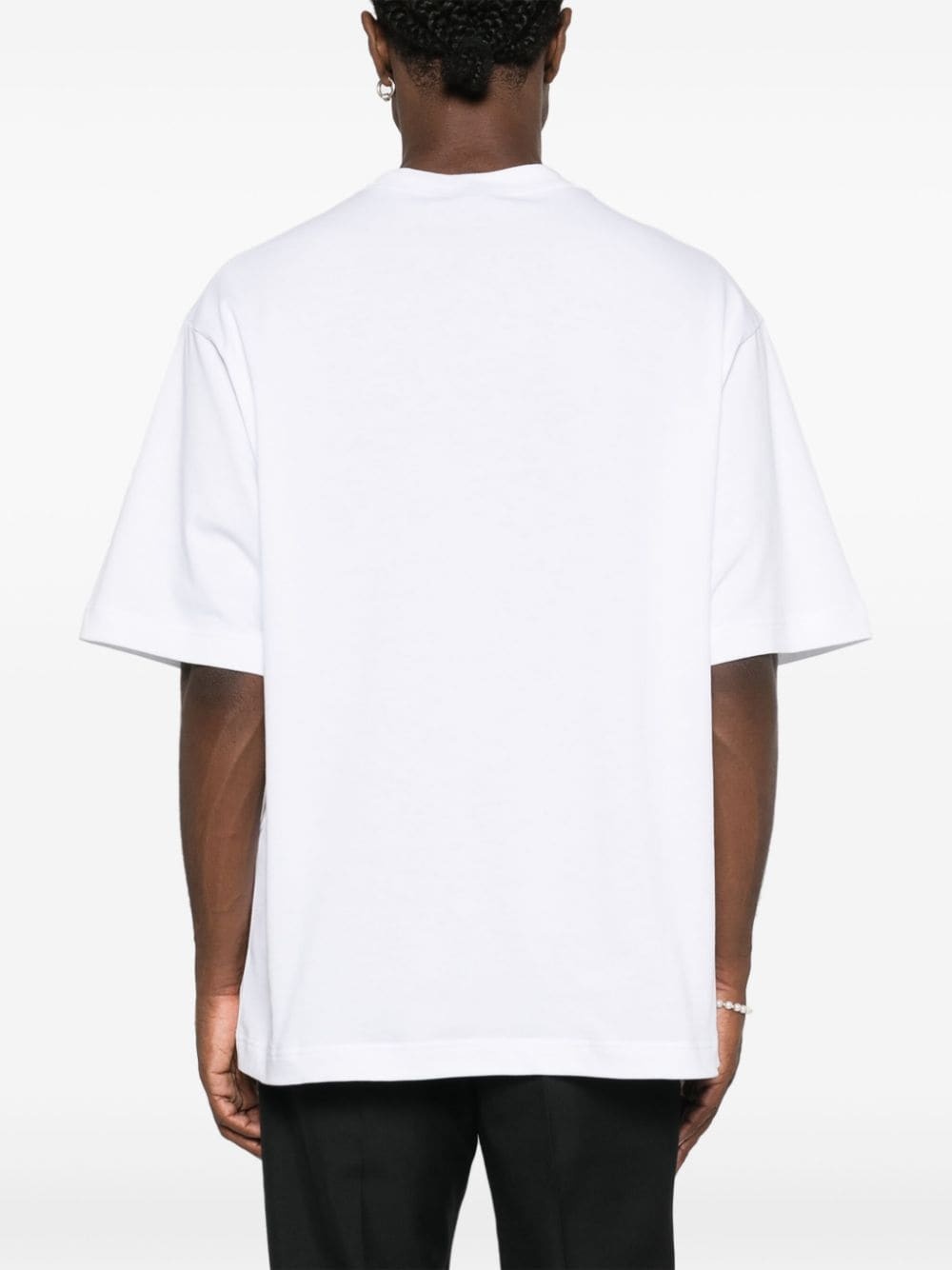 logo-print cotton T-shirt - 4