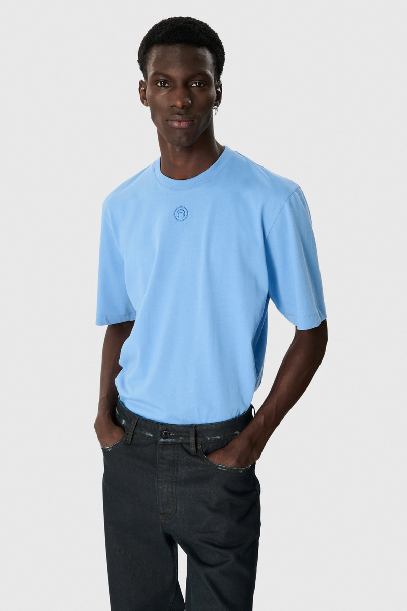 Marine Serre Moon Logo Jersey SS T-Shirt outlook