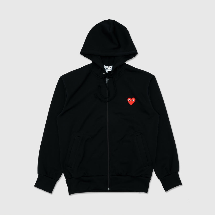 Comme des Garçons PLAY BIG RED HEART FULL ZIP HOODIE