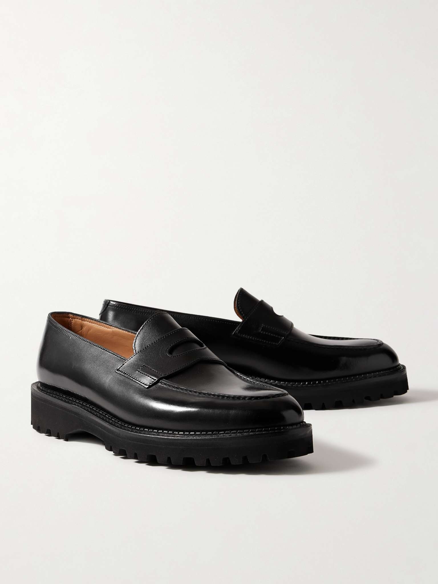 Lopez Leather Penny Loafers - 4