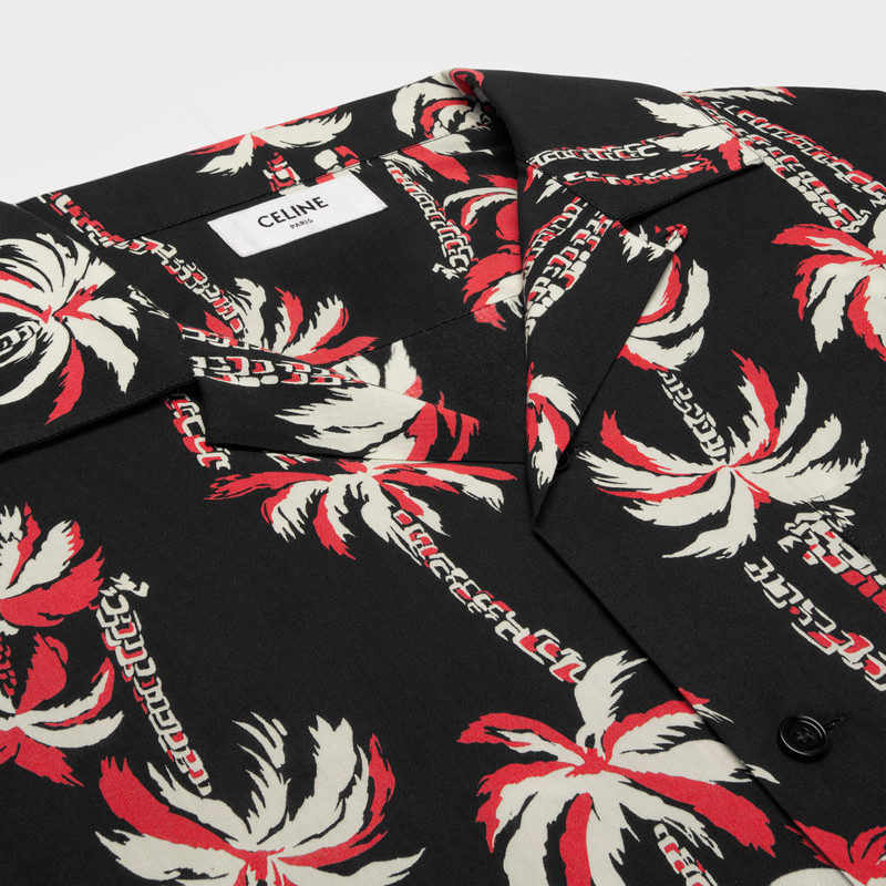 Hawaiian shirt in printed viscose 3