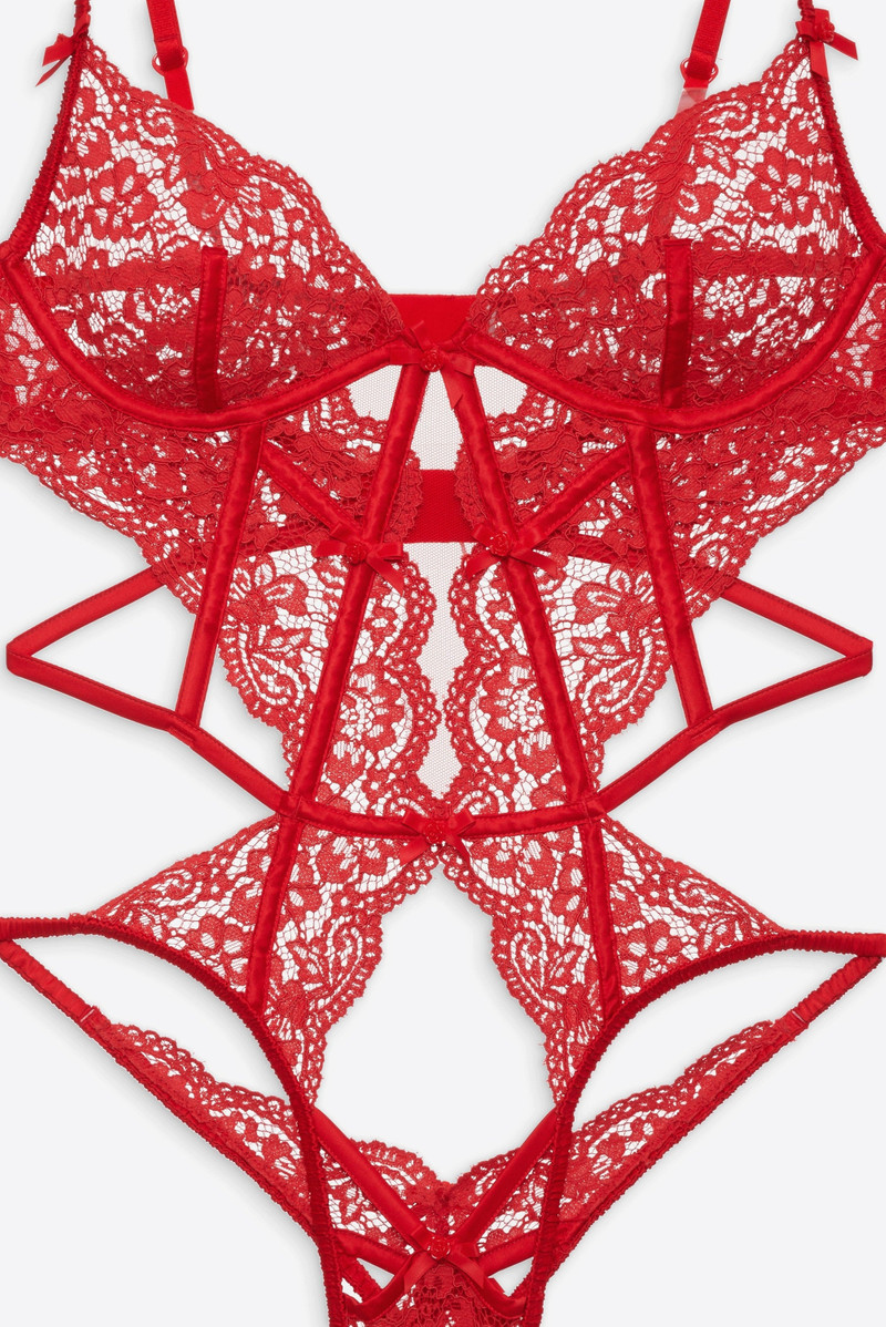 Creamsicle Lace Bodysuit 3