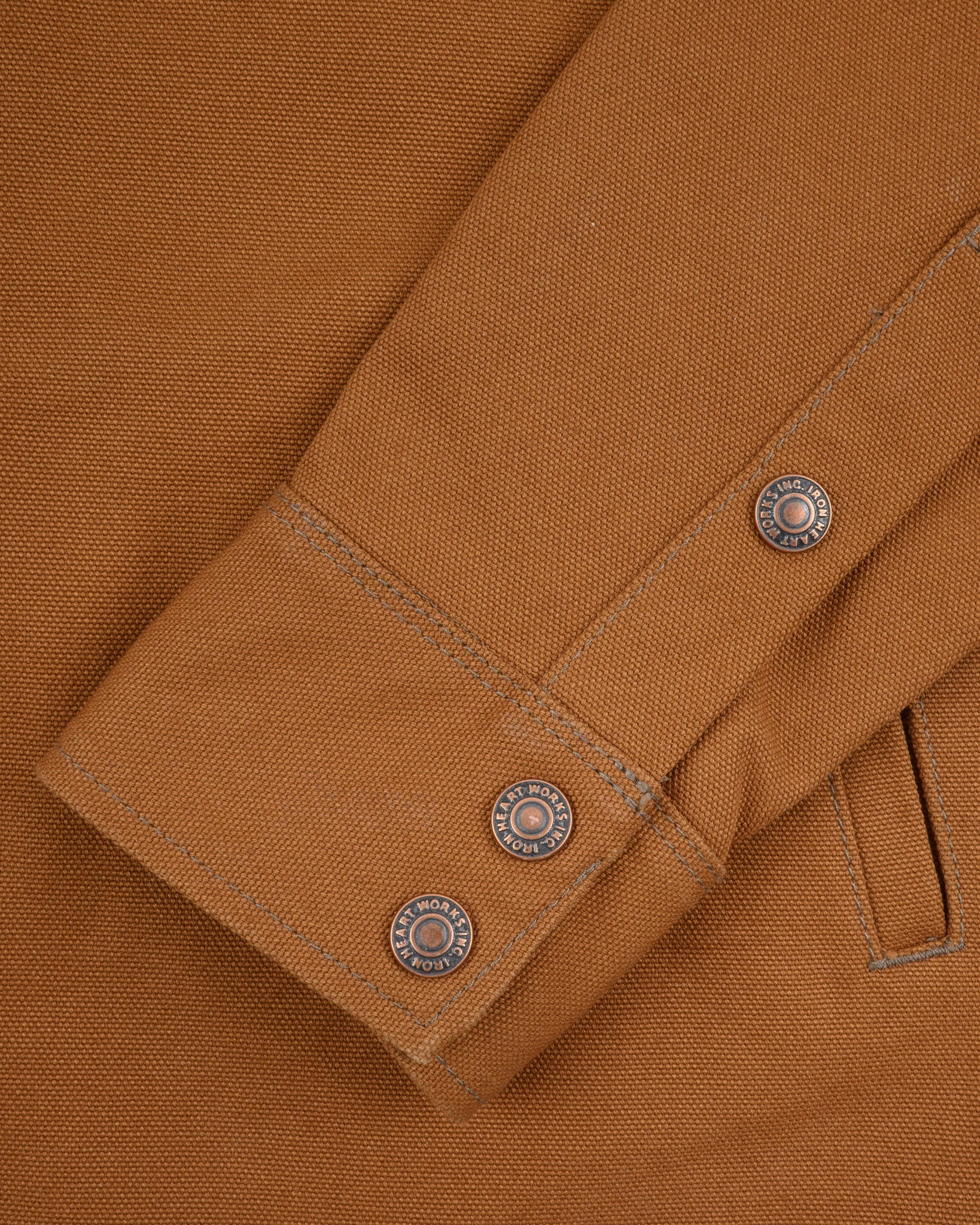 17OZ COTTON DUCK CPO SHIRT - BROWN - 9