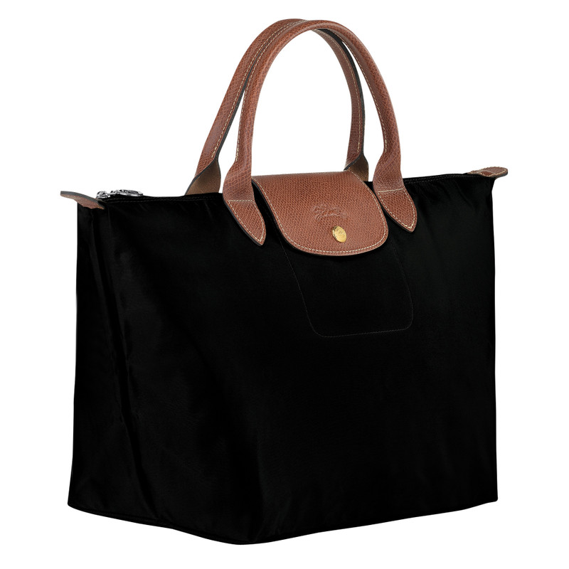 Le Pliage Original M Handbag Black - Recycled canvas 3