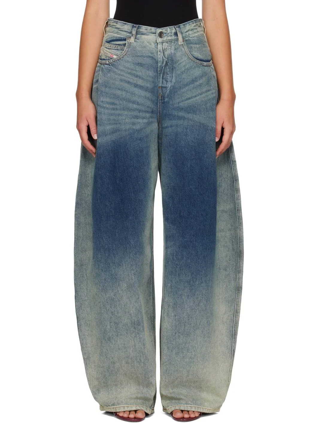 Blue High Waist 1987 D-Khelz Jeans - 1