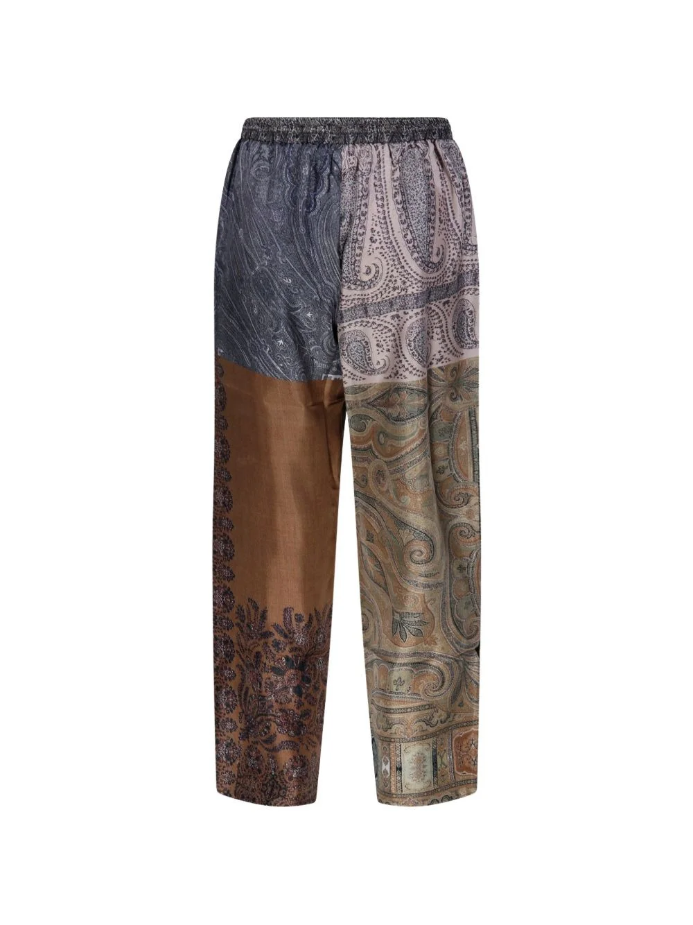 Aloe paisley patchwork trousers - 1