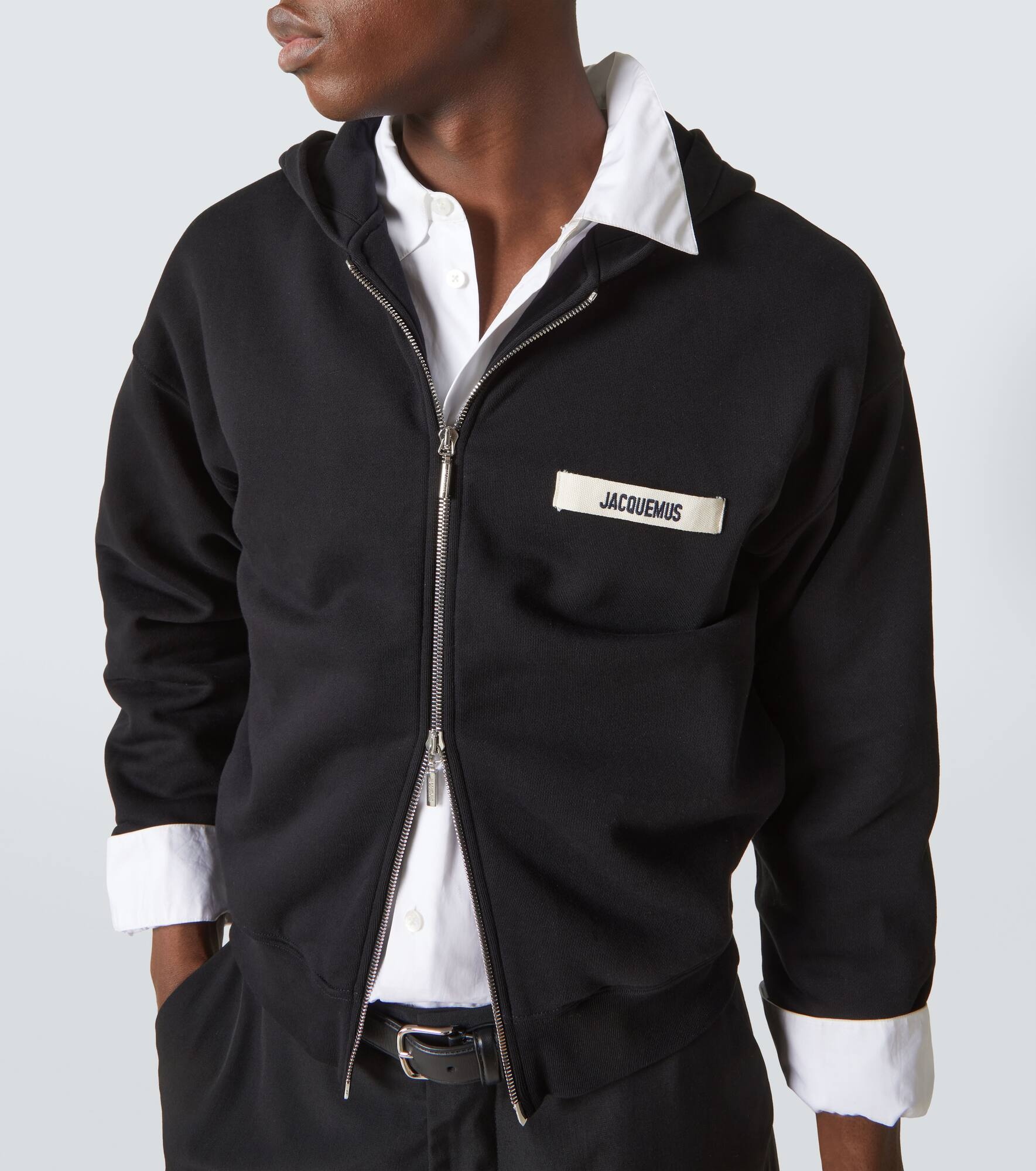 Gros Grain cotton hoodie - 5