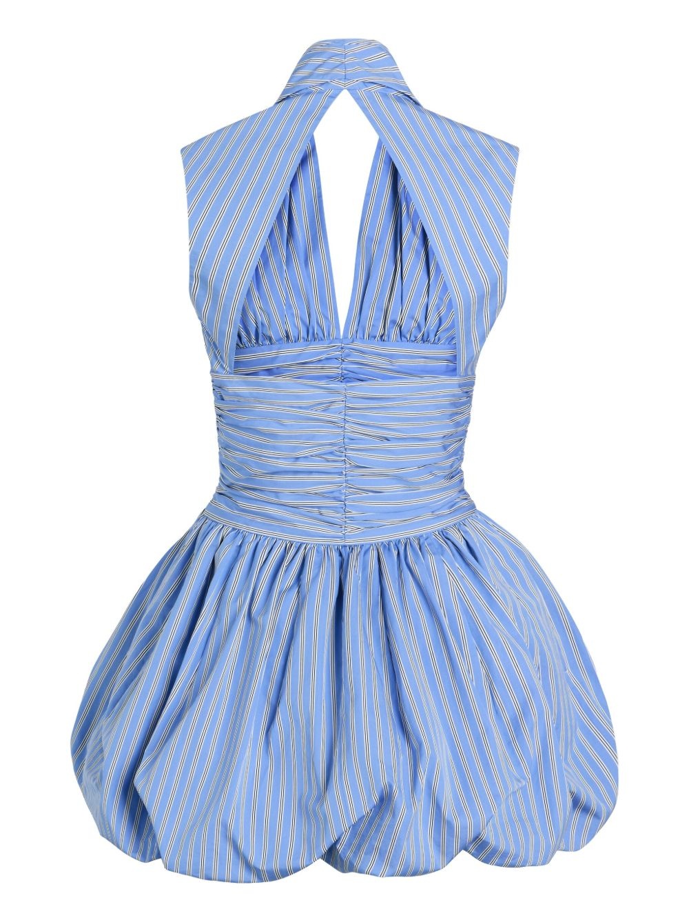 striped bubble-hem mini dress - 5