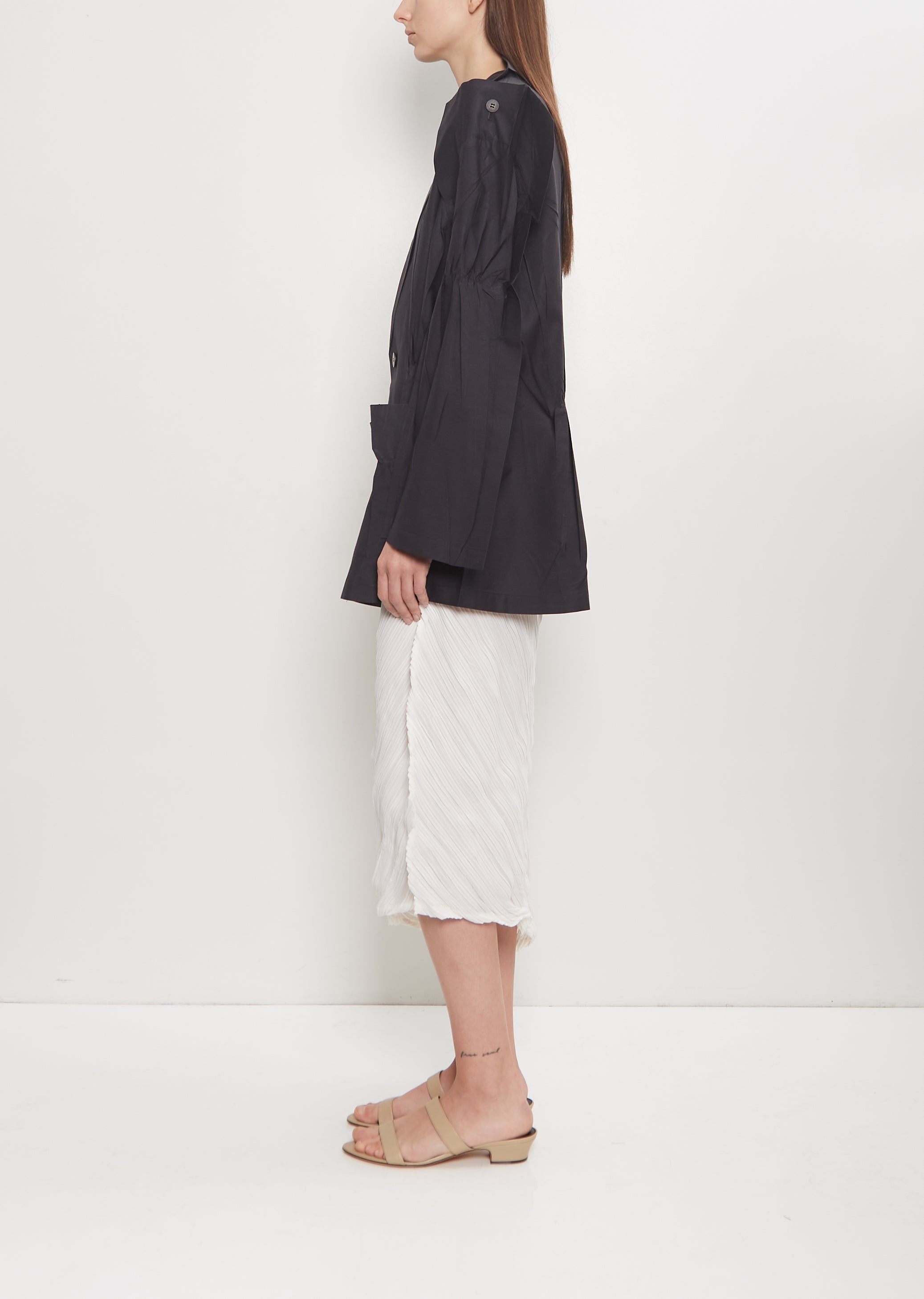 Technical Cotton Pressed Jacket - 2