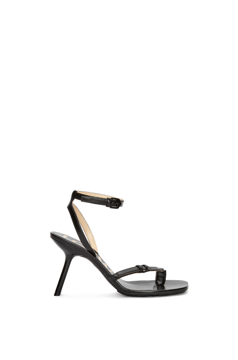 Petal stiletto sandal in lambskin 1