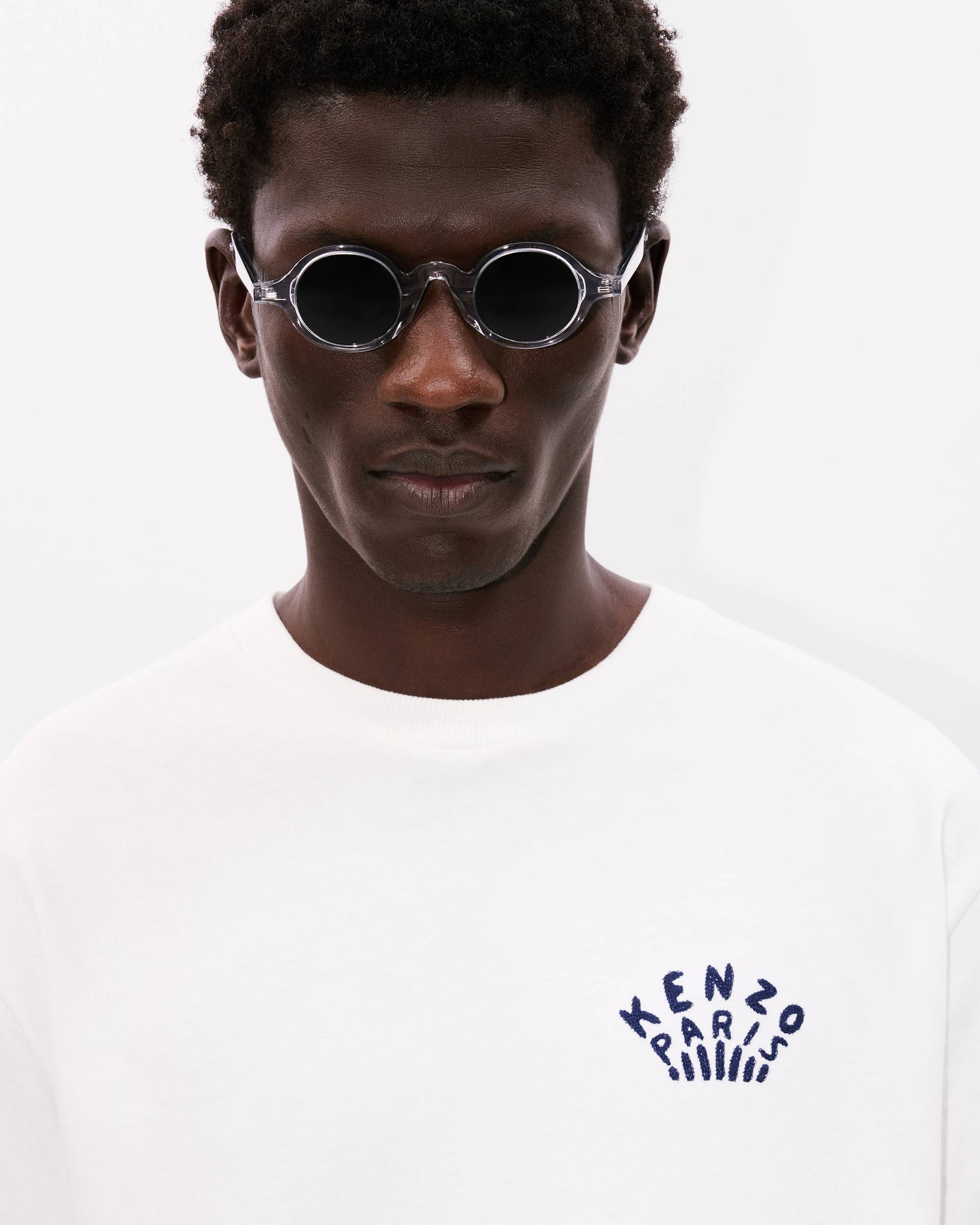 'KENZO Dragonfly' embroidered T-shirt in cotton - 6