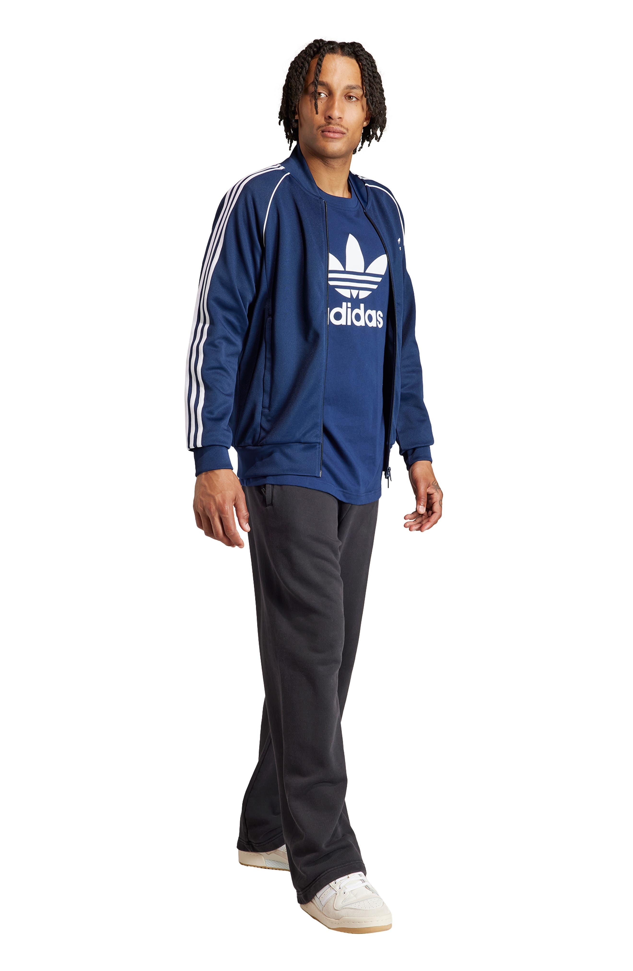 adidas Adicolor Superstar Track Jacket in Night Indigo at Nordstrom - 5
