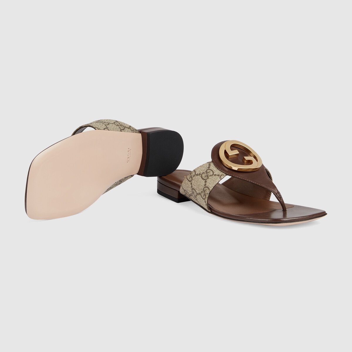 Womens Gucci Blondie thong sandal - 5