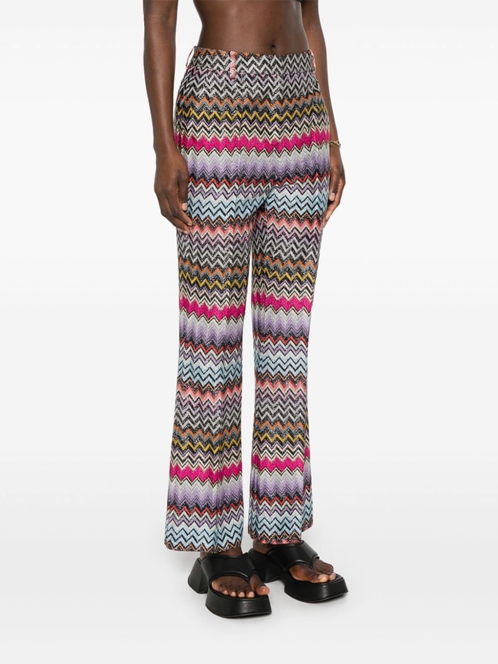 Capri bootcut tailored trousers - 3