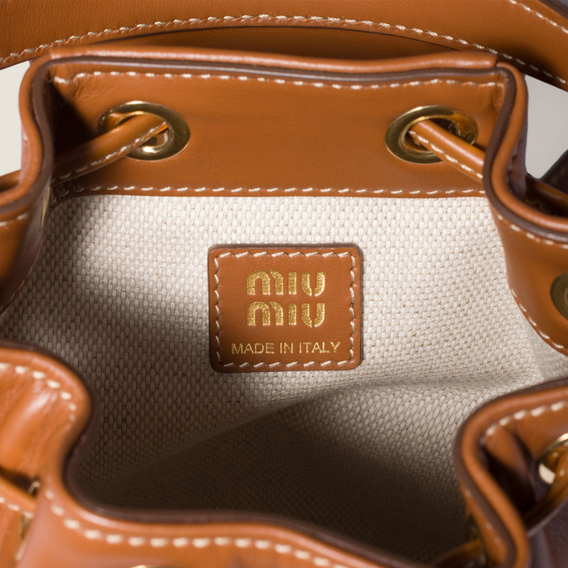 Leather mini-backpack 6