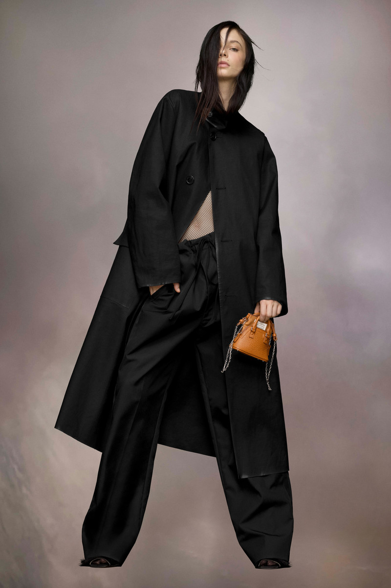 Maison Margiela Coated cotton coat outlook