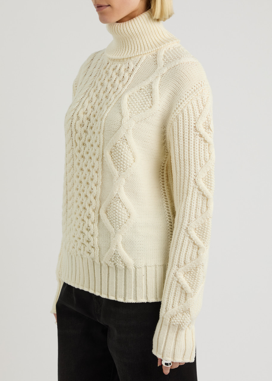 Moncler Dolcevita Cable-knit Wool Jumper - 2