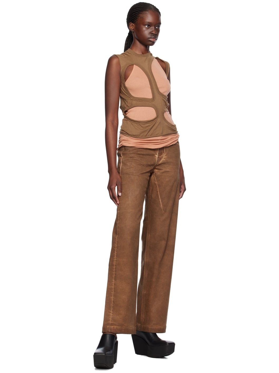 Brown Membrane I Tank Top - 4