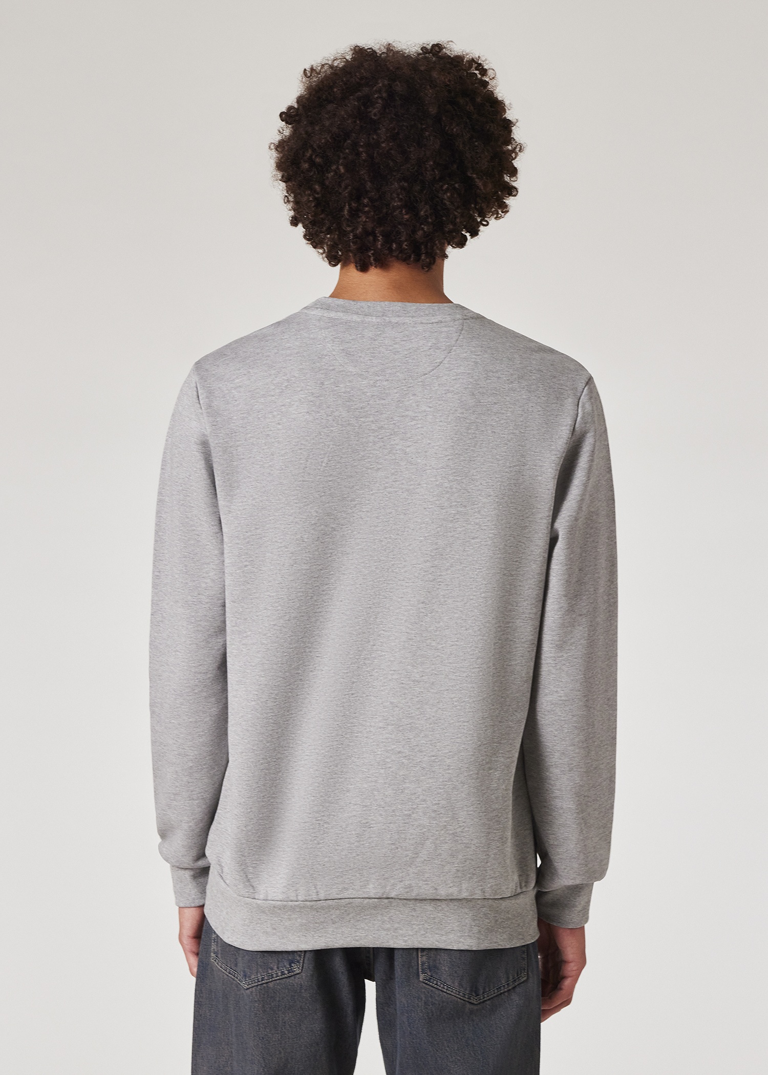 Grey Marl 'Year Of The Snake' Embroidered Sweatshirt - 5