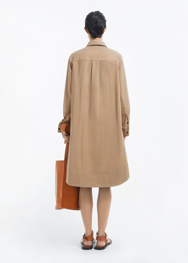 A-line Shirt Dress in Cotton Twill 5