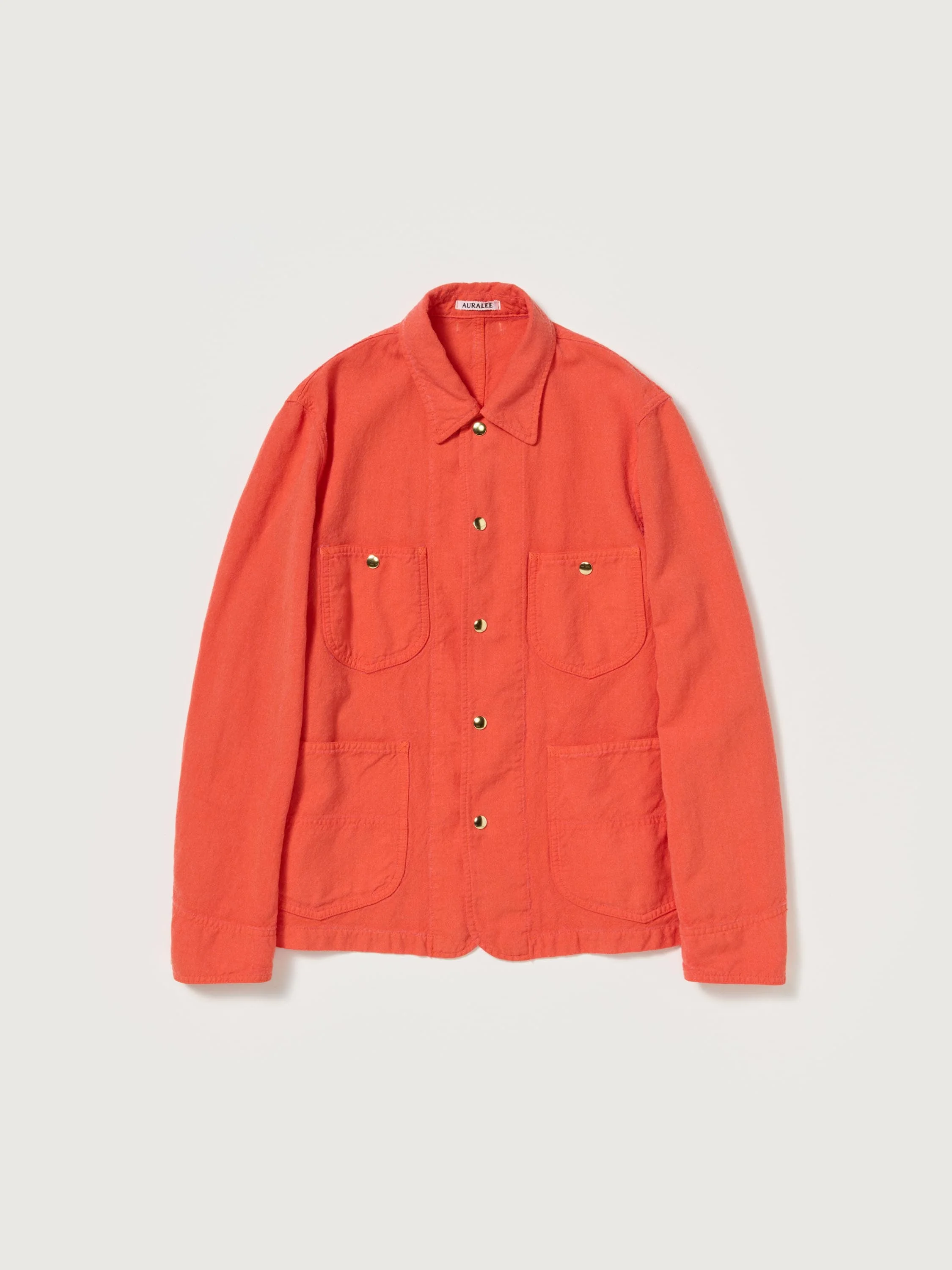 WOOL COTTON LINEN OX WORK JACKET - 1