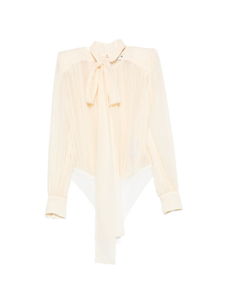 tie-detail pleated top 1