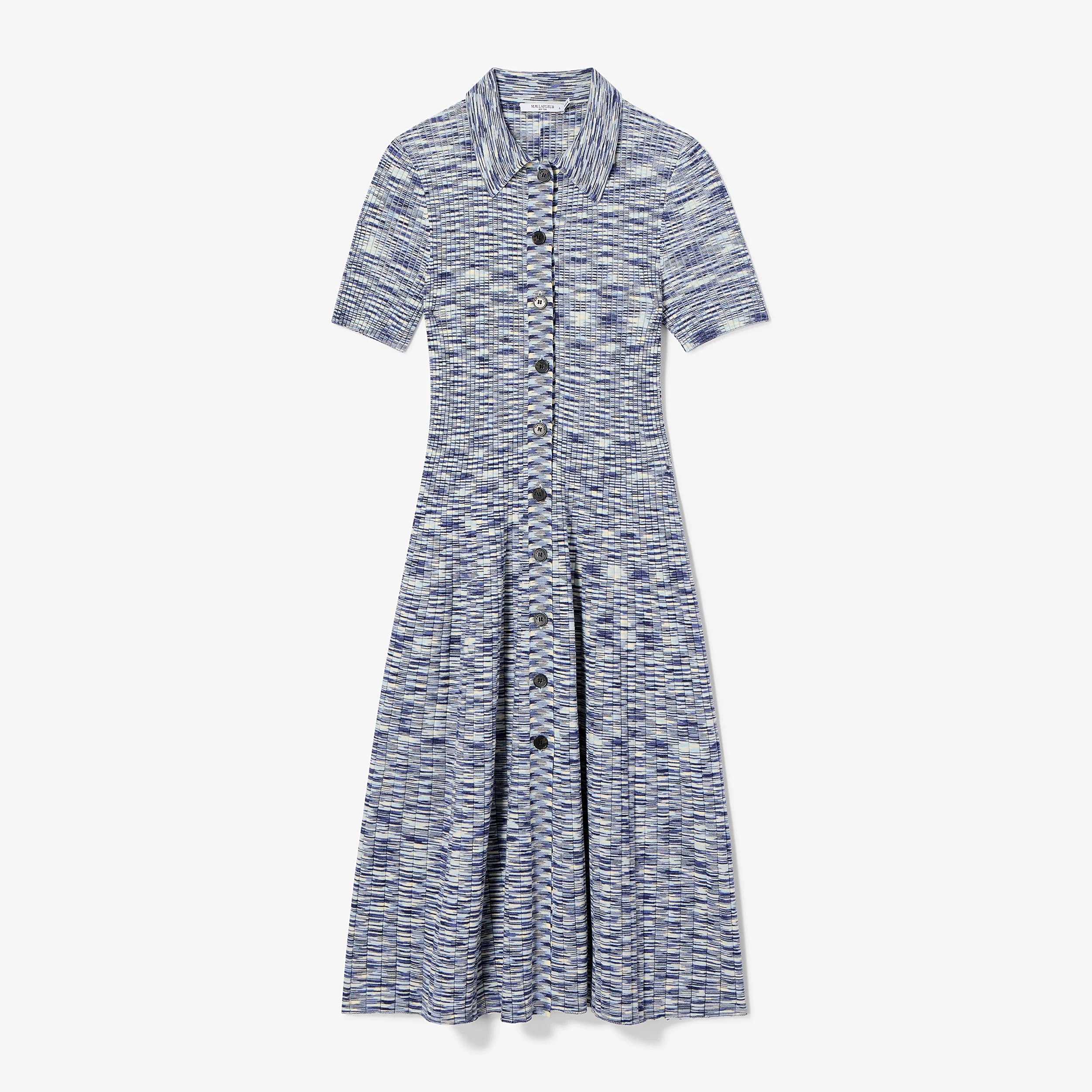 Osipa Shirt Dress - Space Dye Rib Knit - 1